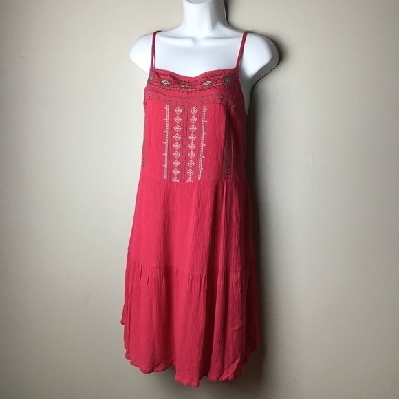 Chelsea & Violet Raspberry April Embroidered Dress - Picture 2 of 6